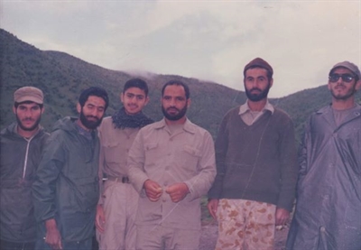 کردستان فروردین 1365 کمال جعفریان،شهید حبیب الله شمایلی،شهید ناصر بهبهانی،نجف زراعت پیشه،محمد جواد اسلامی و سیف الله علی نژاد