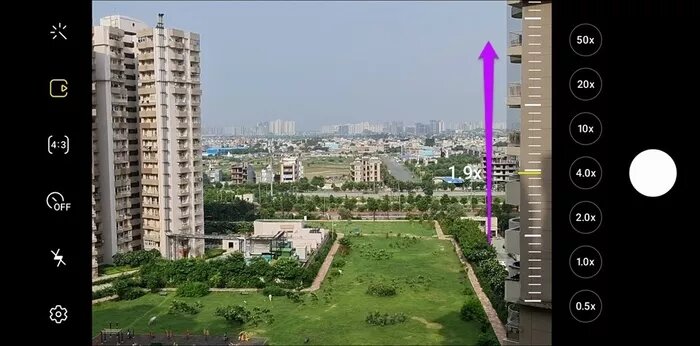 زوم دوربین گلکسی نوت 20