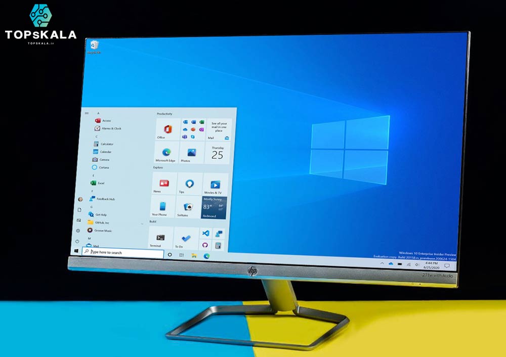 مانیتور HP مدل 27FW سایز 27 اینچ محصول شرکت HP با سایز 27 اینچ کیفیت تصویر Full HD دارای مهلت تست و گارانتی رایگان