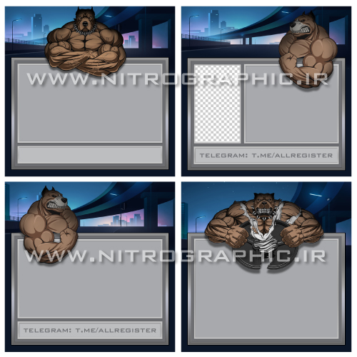 angry dog , bodybuilding , strong animal , hot body , طرح پست اینستاگرام سگ عصابی بدنساز بدنسازی بدن سازی باشگاه ورزشی قالب های گرافیکی زیبا