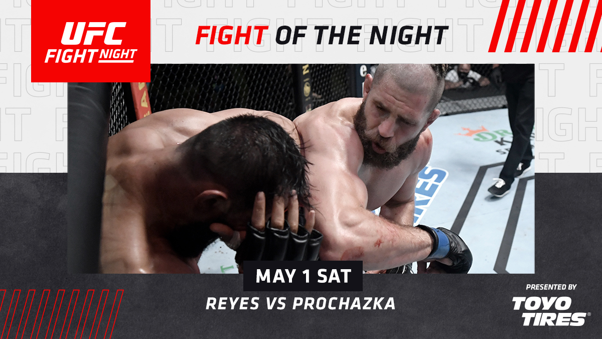 نتایج رویداد : UFC on ESPN: Reyes vs. Procházka