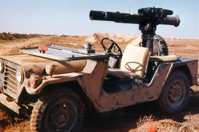 موشک تاو بر روی جیچ میول