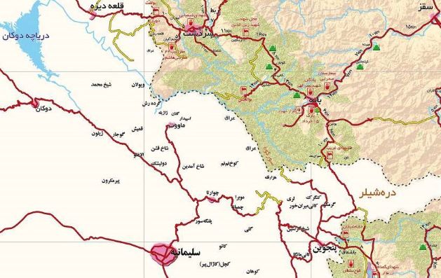 نقشه منطقه عملیاتی نصر 4 ماووت عراق