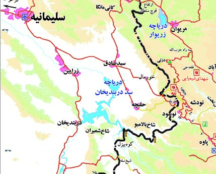 تخلیه مناطق عملیاتی والفجر 10 حلبچه و ارتفاعات مشرف بر سددربندیخان