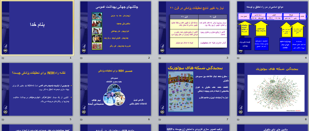 پاورپوینت چالش های جهانی بهداشت عمومی
