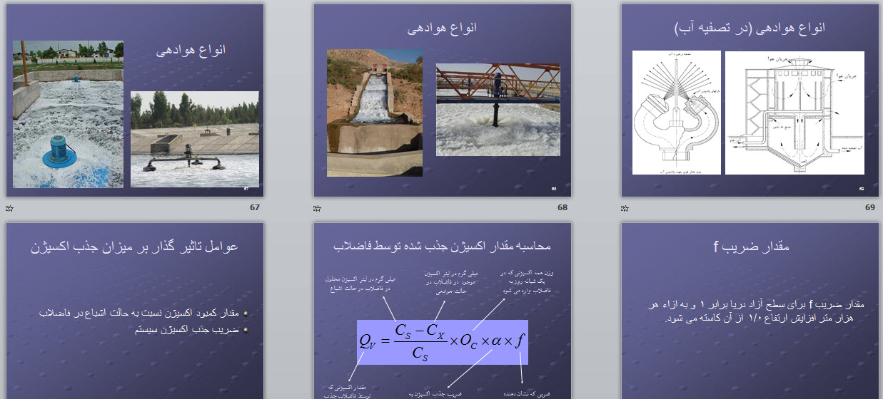 پاورپوینت تصفیه فاضلاب