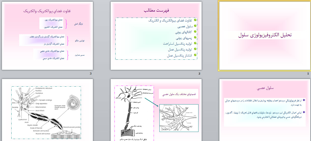 تحليل الکتروفيزيولوژی سلول