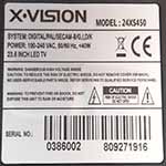 24XS450 | بکلایت | تلویزیون | ایکس ویژن