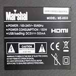 مارشال | ME-5533 | تعمیرات | تلویزیون | گارانتی