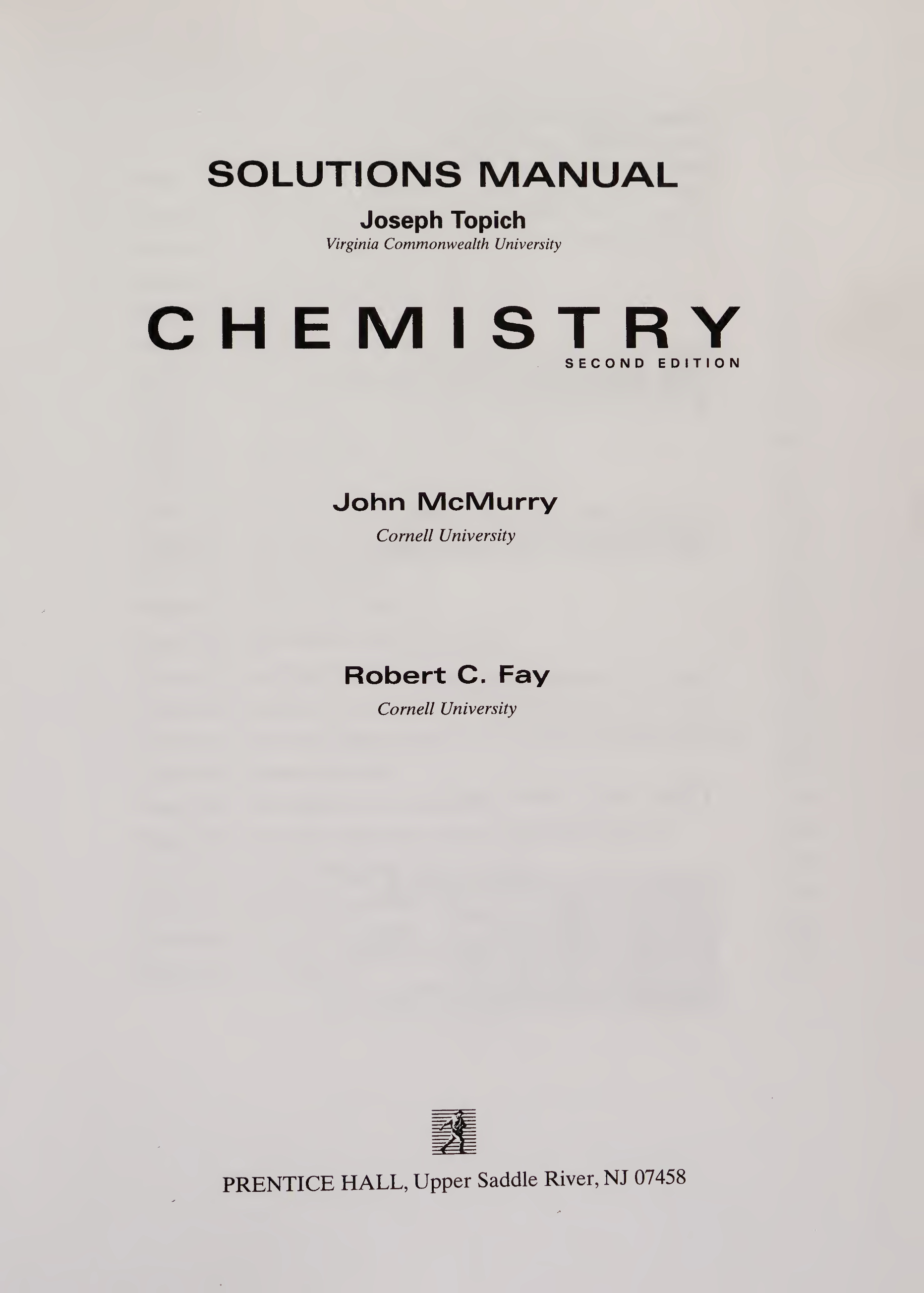 download free chemistry by McMurry & Fay 2nd edition solution manual and answers eBook in pdf format | Gioumeh