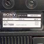 40EX520 | SONY | تعمیرات | تلویزیون | سونی