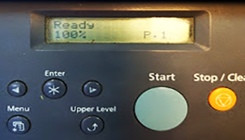 پیام READY در پرینتر سامسونگ