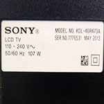 46R470A | سونی | تعمیرات | گارانتی | ضمانت